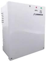 Блок питания резервированный 12В 2А, пластиковый корпус, под 1шт. АКБ 7Ач, с защитой от глубокого разряда / ИВЭПР-1220ЕАП