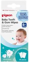 Pigeon Салфетки для чистки молочных зубов без аромата Pigeon Baby Tooth & Gum Wipes, 20шт, мод. 78290