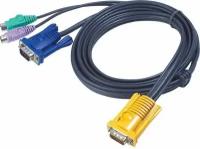 КВМ-кабель с интерфейсами PS/2, VGA и разъемом SPHD 3-в-1 (10м)