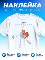 Термонаклейка для одежды наклейка Винкс Winx_0024