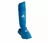 Защита голени и стопы adidas Wkf Shin & Removable Foot синяя