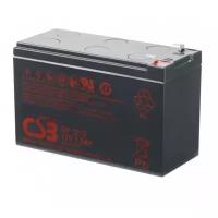 Батарея CSB Battery series GP, GP1272 (12V28W), voltage 12V, capacity 28 W/C at 15 min. discharge to U fin. - 1.67 V/Cel at 25°C, (discharge