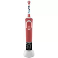 Вибрационная зубная щетка Oral-B Vitality Kids Star Wars D100.413.2K, красный