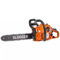 Бензиновая цепная пила "Slogger GS 38" 38 см³, шина 40 см, шаг 3/8″, паз 1.3мм, 57 зв