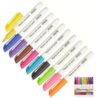 Набор маркеров для досок Attache 1-3 мм набор 10 цветов