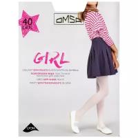 Колготки детские OMSA kids GIRL 40 den, капроновые для девочек, цвет Bianco, размер 6-8