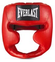 Шлем Martial Arts Leather Full Face S/M красн. - Everlast