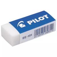 Ластик PILOT EE101 винил, карт.держатель, белый, Япония, 42х19х12мм EE101