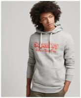 Толстовка Superdry, размер M, серый