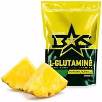 Л-Глутамин порошок Binasport "L-GLUTAMINE" (Глютамин) 200 г со вкусом ананаса