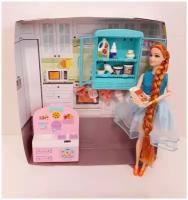 Кукла с кухонной мебелью Beautiful Girl