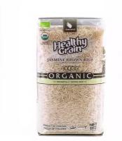 Рис жасмин коричневый органический Jasmine Brown Rice Organic Sawat-D 1 кг