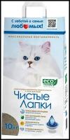 Наполнитель Чистые лапки для кошек комкующийся Clean Paws 10кг (1шт)