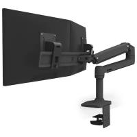 Ergotron LX Desk Dual Direct Arm (black) 45-489-224 кронштейн настольный для двух мониторов до 24