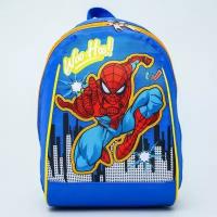 Рюкзак Marvel "Человек Паук", 20х13х26 см, на молнии, синий