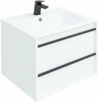 Тумба для комплекта Aquanet Lino 60 белый матовый