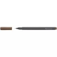 Faber-Castell ручка капиллярная Grip Finepen 0.4 мм, 151680, коричневый цвет чернил, 1 шт