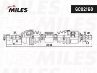 Привод в сборе правый опель, шевроле GC02168