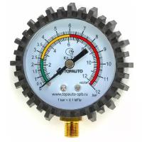 Манометр для пистолета накачки Топ Авто, резьба М11*1( в кор.)