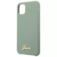 Чехол CG Mobile Guess Silicone collection Gold для Apple iPhone 11, Khaki