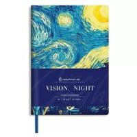 Записная книжка Greenwich Line Vision. Van Gogh. Night, искусственная кожа, А6, 80 листов