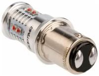 Светодиодная лампа P21/4W Optima MINI RED, CAN, CREE XB-D*10, 1800K, 12V, (BAZ15d), двухконтактная, 1 штука