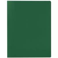 STAFF Папка на 20 вкладышей, А4, пластик, зеленый
