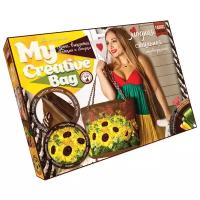 Danko Toys Набор для вышивания лентами и бисером My creative bag Подсолнухи (MCB-01-03), 39 х 29 см