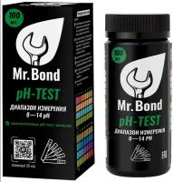 Mr. Bond® PH-TEST Комплект полосок индикаторов для измерения PH, 100шт