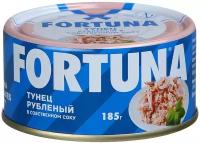 Тунец рубленый в собственном соку Fortuna 185г