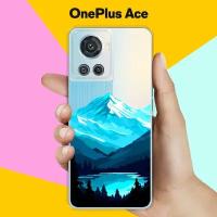 Силиконовый чехол на OnePlus Ace Горное Озеро / для ВанПлас Эйс