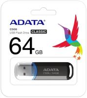Флэш-накопитель ADATA USB2 64GB AC906-64G-RBK, черный
