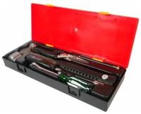 JTC Набор инструментов 5 предметов слесарно-монтажный молоток, ножницы, отвертка в кейсе JTC-K8051