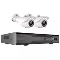 Комплект видеонаблюдения Ginzzu HK-422D 4 канала 2Mp 2 камеры
