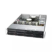 Сервер Supermicro SuperServer SYS-620P-TR без процессора/без ОЗУ/без накопителей/количество отсеков 3.5" hot swap: 8/2 x 1200 Вт/LAN 1 Гбит/c