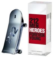 Туалетная вода Carolina Herrera 212 Men Heroes Forever Young 90ml, Парфюмерная вода 90 мл