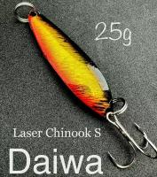 Блесна колеблющаяся Daiwa Chinook S 25g Япония на окуня, судака, щуку, жереха, форель, сазана, саргана, лосося