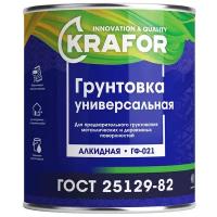 ГРУНТ ГФ-021 КРАСНО-КОРИЧНЕВЫЙ 20 КГ (1) "KRAFOR"