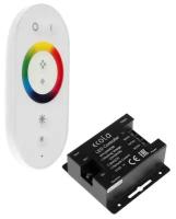 Контроллер Ecola для RGB ленты, 12 – 24 В, 24 А, пульт ДУ, белый