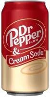 Dr Pepper Cream Soda со вкусом крем сода США, 355 мл Доктор Пеппер крем сода