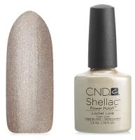 Гель лак. Шеллак Shellac цвет-золотой, перламутровый, плотный CND Shellac Locket Love