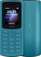 Мобильный телефон Nokia 105 TA-1557 DS 1.8", 1000 мА·ч, micro-USB, голубой