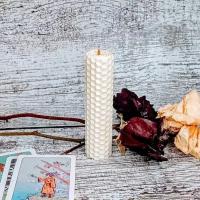 Магическая свеча из вощины с травами Обновление и Релаксация (1 шт, 10.5 см, натуральный пчелиный воск, травы)