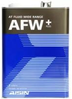 Масло трансмиссионное AISIN ATF Wide Range AFW+, 4 л, 1 шт