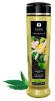 Shunga Массажное масло Organica с ароматом зеленого чая - 240 мл