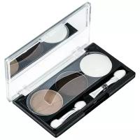 Rimalan Набор для макияжа бровей Eye Brow Styling Set, 01 brunette