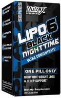 Жиросжигатель Lipo 6 Black NightTime Ultra Concentrate 30 капсул / Ночной комплекс для похудения и поддержки сна