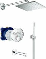 Душевая система с изливом для ванны Grohe SmartControl Rainshower Cube 310, Германия