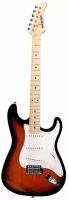 Электрогитара Stratocaster SSS, цвет - двухцветный санбёрст Fernandes LE-1Z 3S 2SB/M