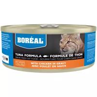 Влажный корм для кошек Boreal с тунцом, с курицей (кусочки в соусе)